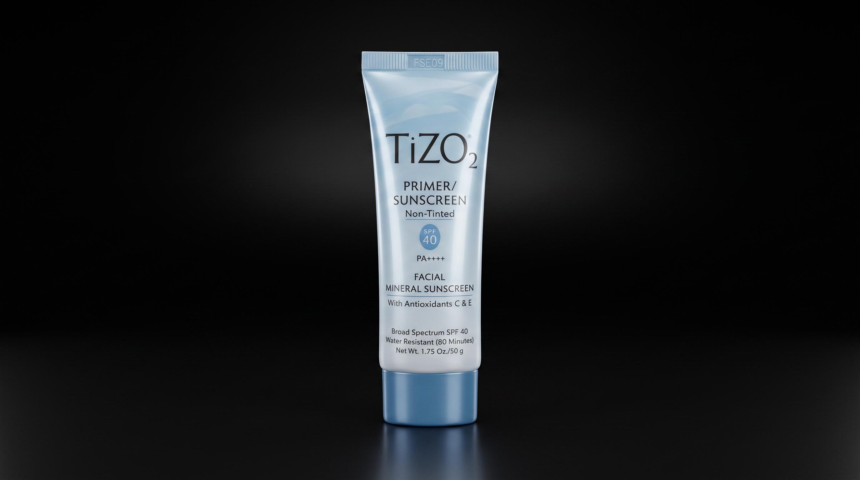 TiZO2 Non-Tinted Primer Sunscreen tube, SPF 40
