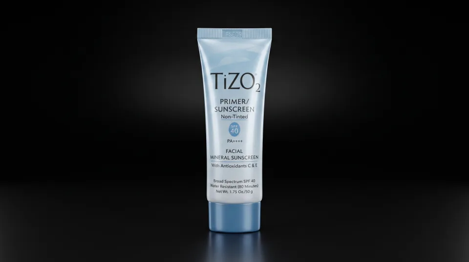 TiZO2 Non-Tinted Primer Sunscreen tube, SPF 40