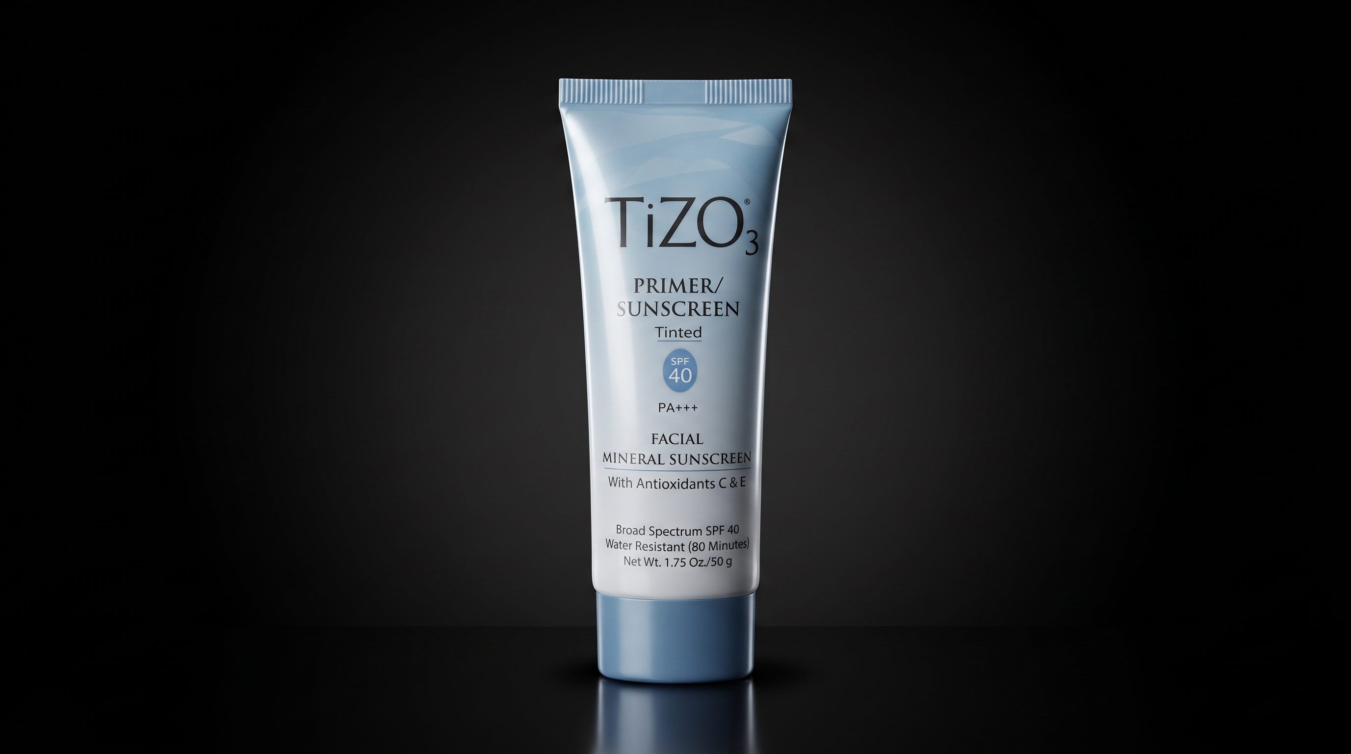 TiZO3 Tinted Primer Sunscreen tube, SPF 40