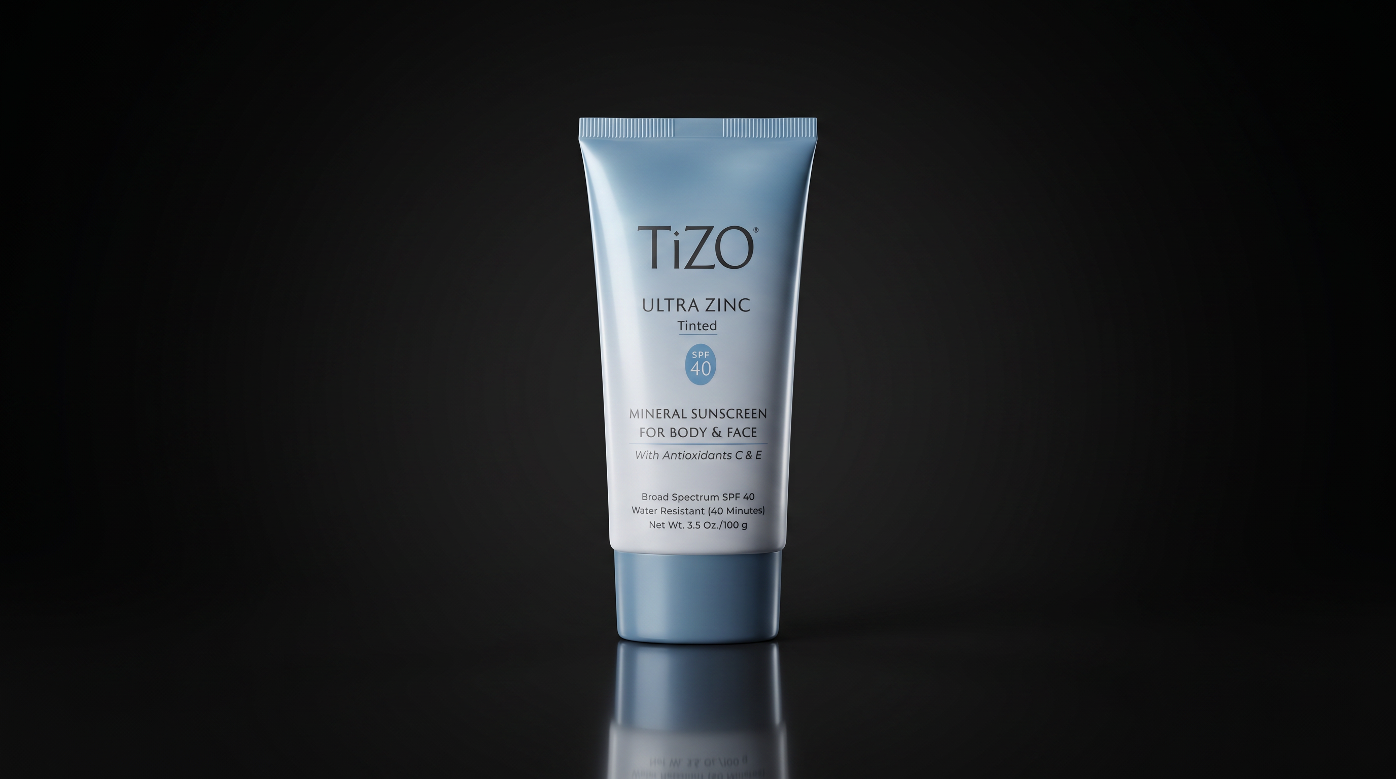 TiZO Ultra Zinc Tinted tube, SPF 40